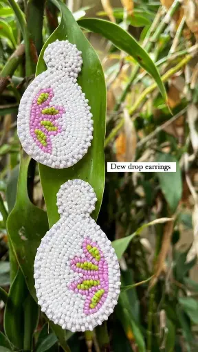 Dew drop earring